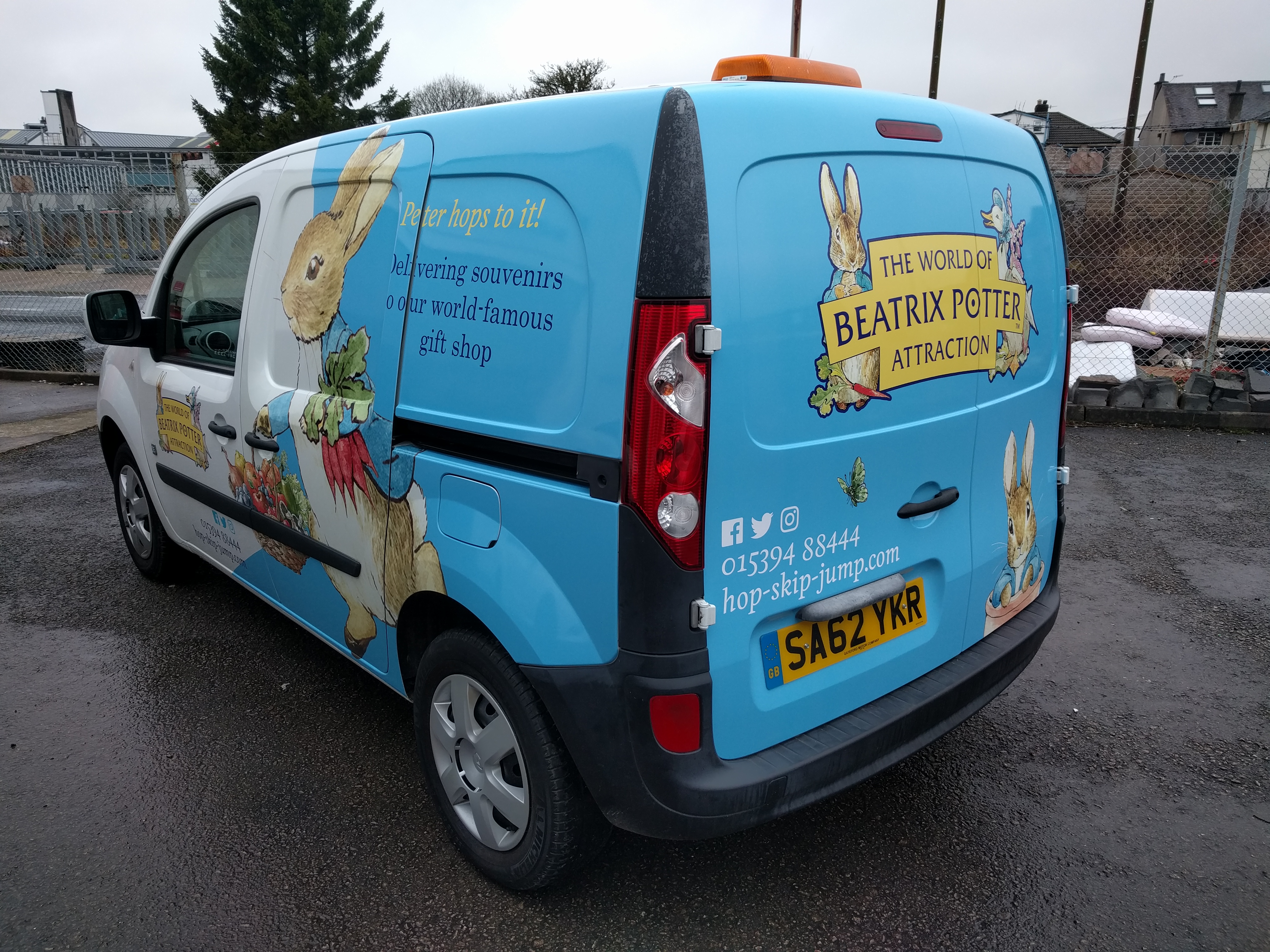 Kangoo ZE van wrap
